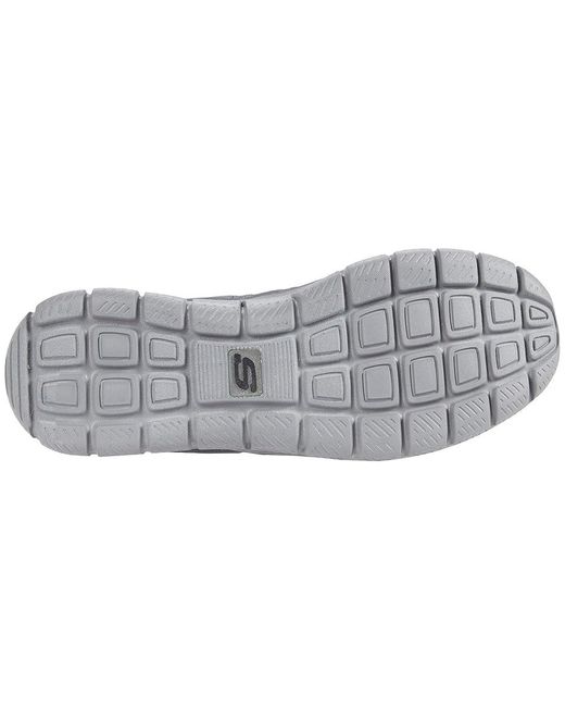 Skechers Gray Track Moulton Shoes Charcoal/ 7 D for men