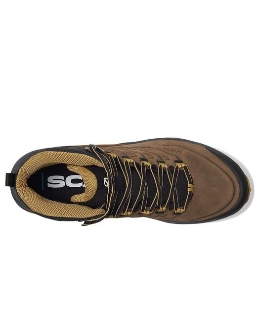 SCARPA Black Rush 2 Pro Mid Gtx Climbing Shoes/Sulphur Eu 41.5 (Us 8.5) D for men