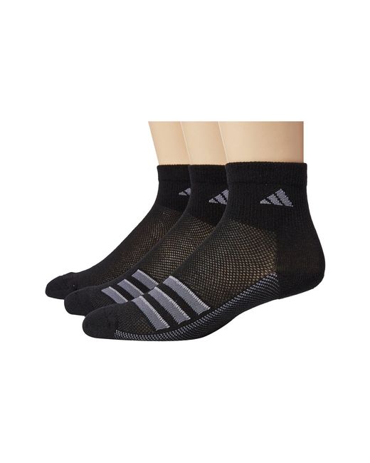 Adidas Black Superlite Quarter Socks for men