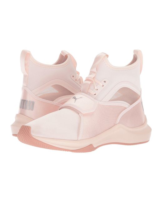 PUMA Phenom Satin Ep (pearl/pearl) Women's Shoes in Pink | Lyst