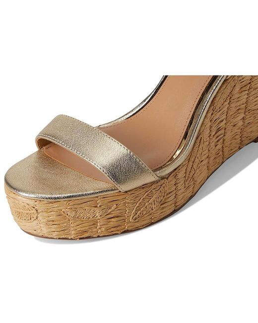 Vince Camuto Multicolor Emrey Ankle Strap Wedge Sandals Sandals, Leather