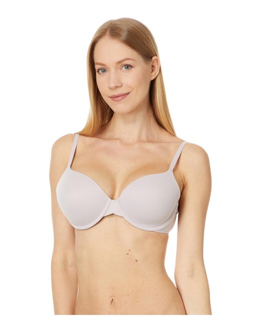Calvin Klein White Perfectly Fit Lightly Lined T-shirt Bra With Memory Touch