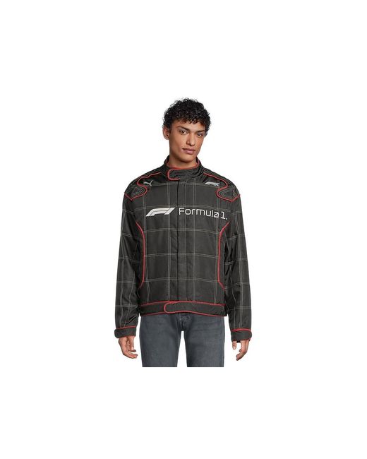 PUMA Black Formula 1 Lifestyle Racing Jacket Jacket Polyester for men
