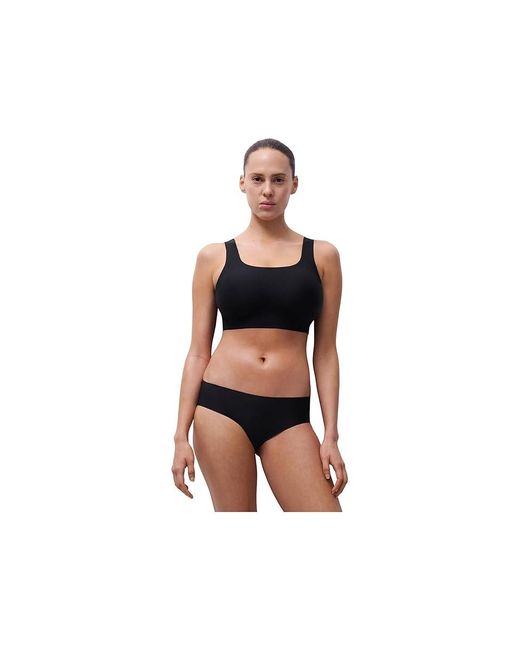 Chantelle Black Soft Stretch Scoop Neck Bralette Bra, Elastane/Polyamide