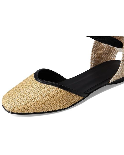 Castaner Black Gasby Flat Flat Shoes, Cotton