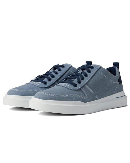 Cole Haan Grandpro Rally Canvas Court Sneaker in Blue for Men - Lyst