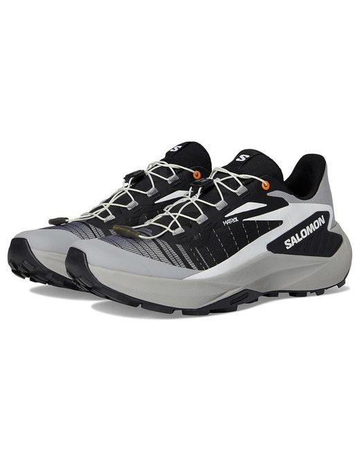 SALOMON｜SNEAKERS (GENESIS (Black/Alloy/Turmeric) (L4780 Salomon Genesis Men's Black/Alloy/Turmeric – Holabird Sports