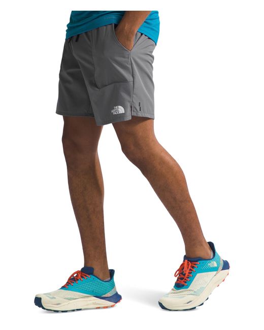The North Face Blue 7 Sunriser Shorts for men