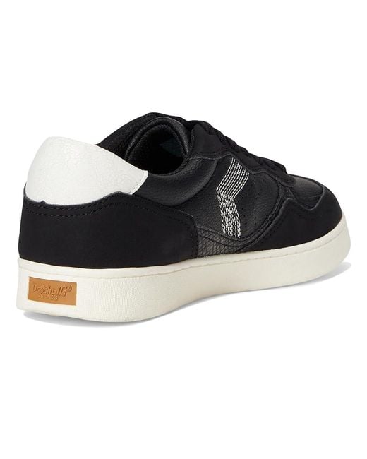 Dr. Scholls Black Right On Lace-Up Shoes Shoes, Faux Leather
