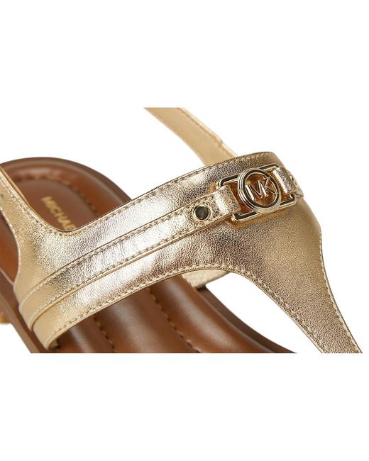 MICHAEL Michael Kors Metallic Mandy Thong Sandal Sandals, Synthetic
