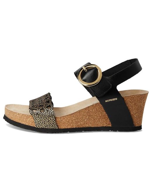 Mephisto Black Lee Sandals Eu 36 (Us 6) B