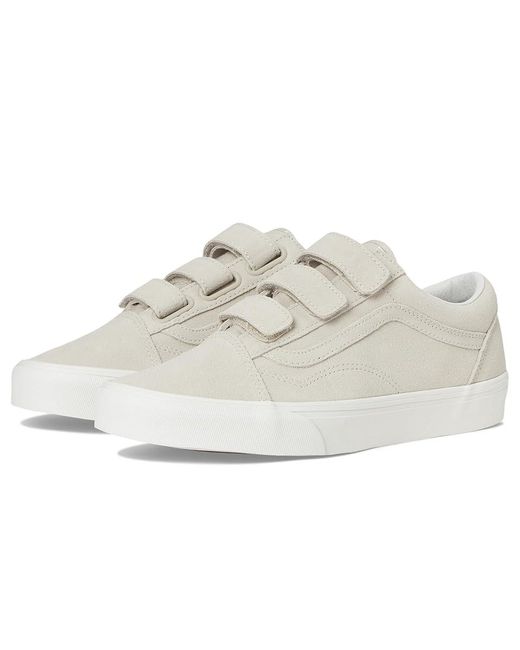 Vans White Old Skool V Skate Shoes 7.5