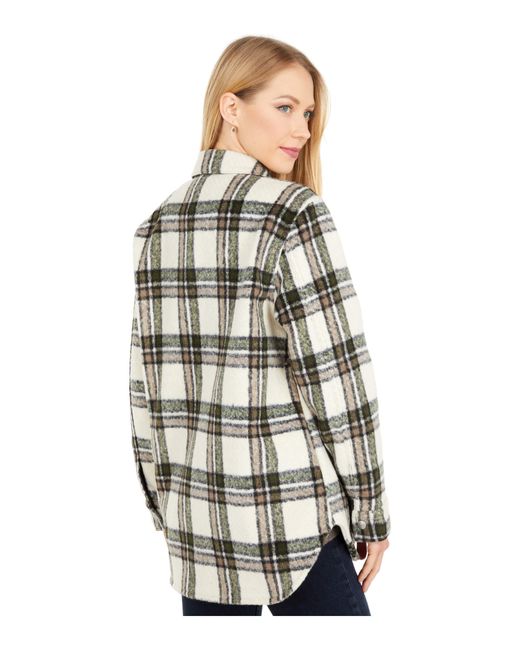 Blank NYC Oversized Flannel Shirt 