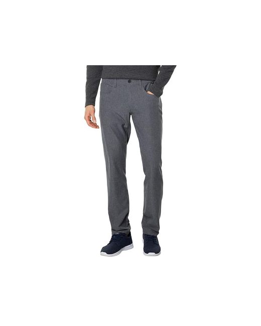 Travis Mathew Black Open To Close (Heather Dark) Casual Pants for men