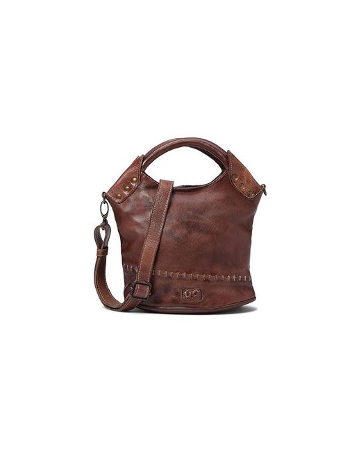 Bed Stu Brown Delilah Handbags, Leather