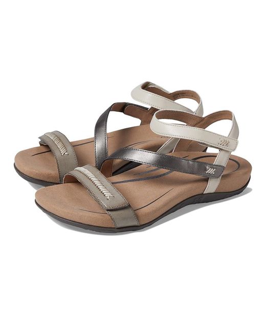 Aetrex Gabby in Metallic | Lyst