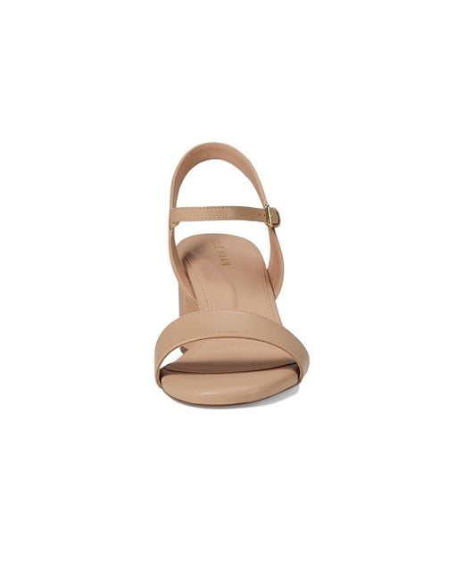 Cole Haan Black Josie Block Heel Sandal (65 Mm) (Brush Leather) Shoes