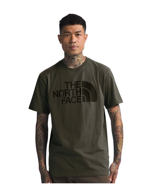 The North Face Green Short Sleeve Half Dome Tee for men