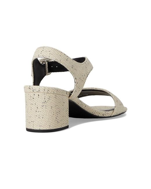 Tory Burch Black Double T City Sandals 55Mm Wedge Shoes, Textile