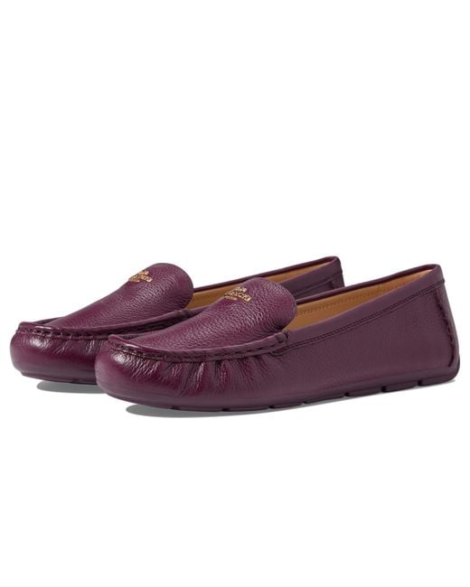 COACH Leather Marley Driver in Burgundy (Purple) | Lyst