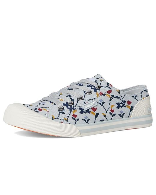 Rocket Dog White Jazzin Lace Up Casual Shoes