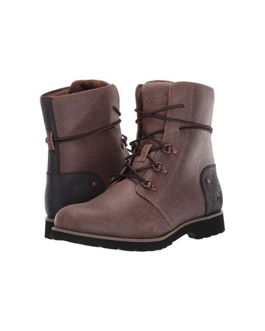 the north face women's ballard lace ii heathered boot