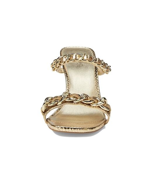 MICHAEL Michael Kors Metallic Clara Sandals Sandals 1, Textile