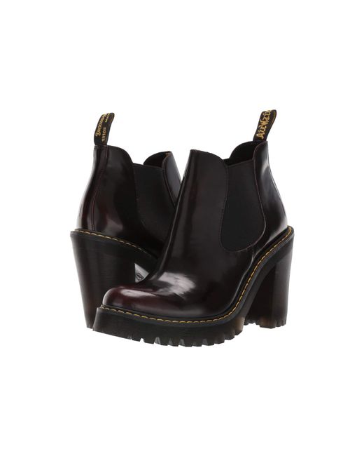 dr martens black hurston boots