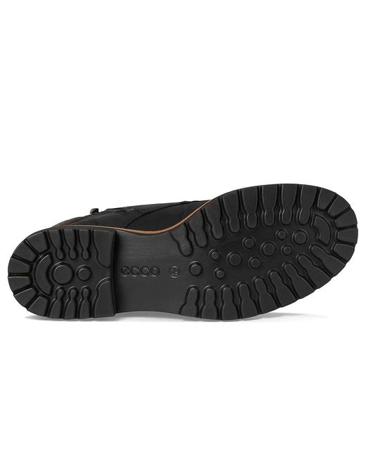 Ecco Black Elania Lace Boot Boots/Tarmac, Suede/Leather
