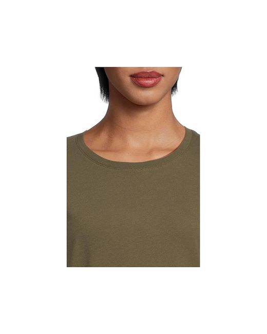Madewell Green Northside Long Sleeve T-Shirts Clothing Lg 10-12) Cotton