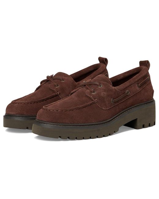Sperry Top-Sider Brown Ao 2 Eye Lug Shoes 8 M (B) Leather