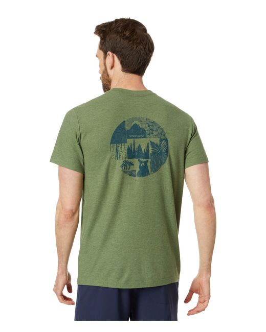 Smartwool Green Forest Finds Graphic Short Sleeve Tee