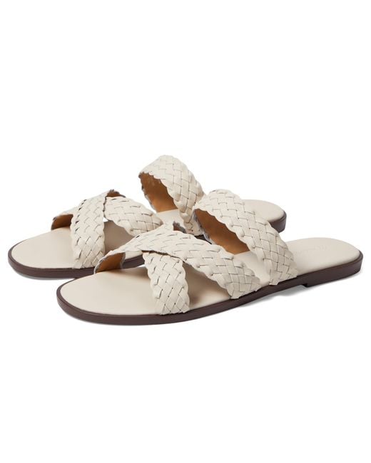 Madewell Black Trace X Band Sandals-woven Eco Oil Veg