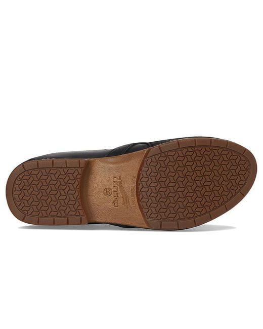 Dansko Black Margaret Shoes, Leather