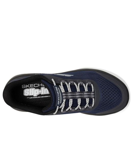 Skechers Blue Glide-step Sole Hands Free Slip-in Sneaker for men