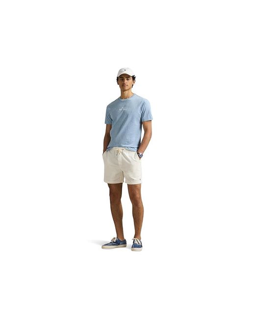Polo Ralph Lauren Blue Classic Fit Logo Jersey T-Shirt Clothing, Cotton/Jersey for men