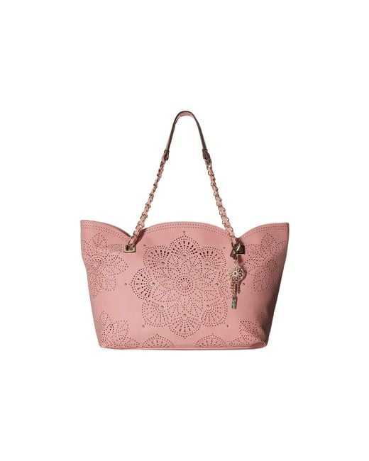 Jessica Simpson Pink Sunny Tote (dusty Rose) Tote Handbags