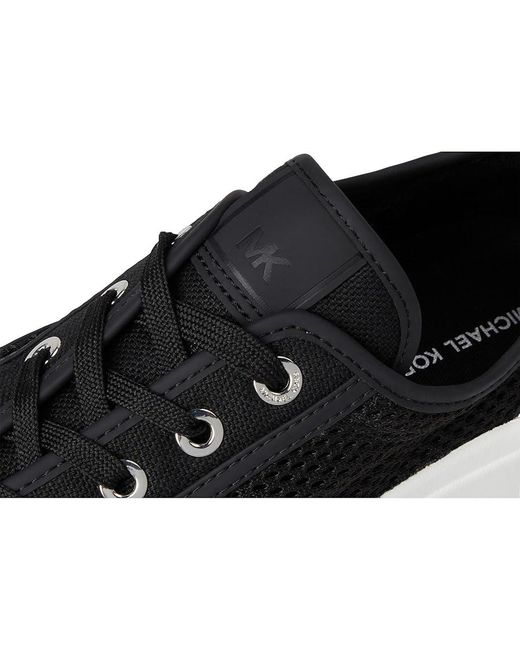 MICHAEL Michael Kors Black Jude Lace Up Shoes, Canvas