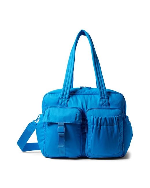 Vera Bradley Cotton Utility Oversized Travel Tote Travel Bag in Blue Lyst