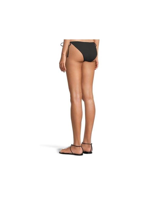 Becca Black Color Code Demi Tie Side Basic Bottom Swimwear, Nylon/Spandex