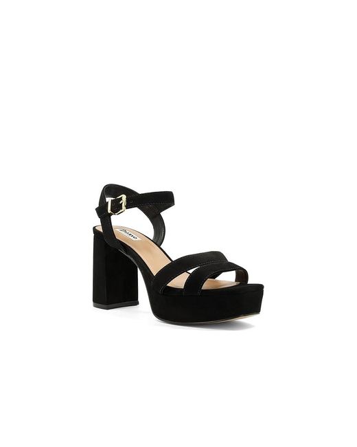 Dune Black Molten ( Suede) Sandals
