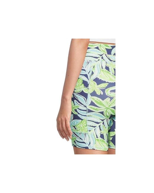 Lilly Pulitzer Black Weekender High Rise Bike Jumpsuit & Rompers One Piece, Nylon/Spandex