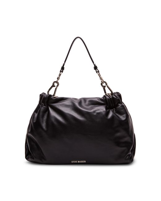 Steve Madden Woman Handbag Black Size -- Soft Leather