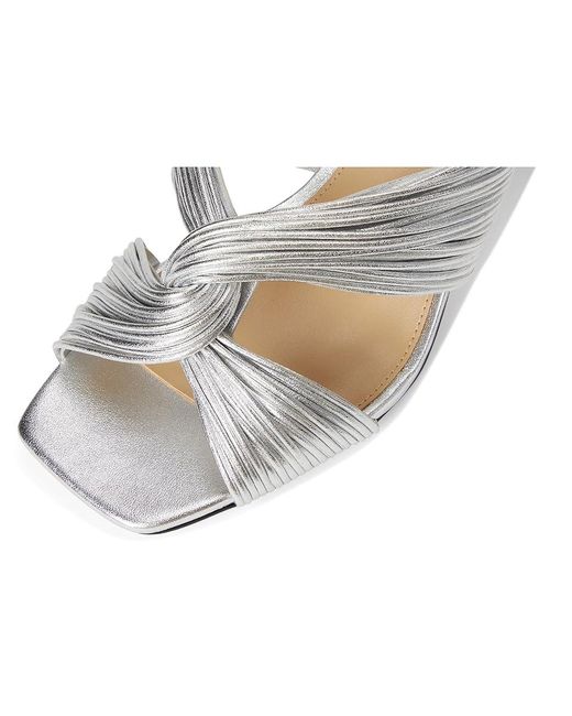 Michael Kors Metallic Alessia Mule Sandal Heeled