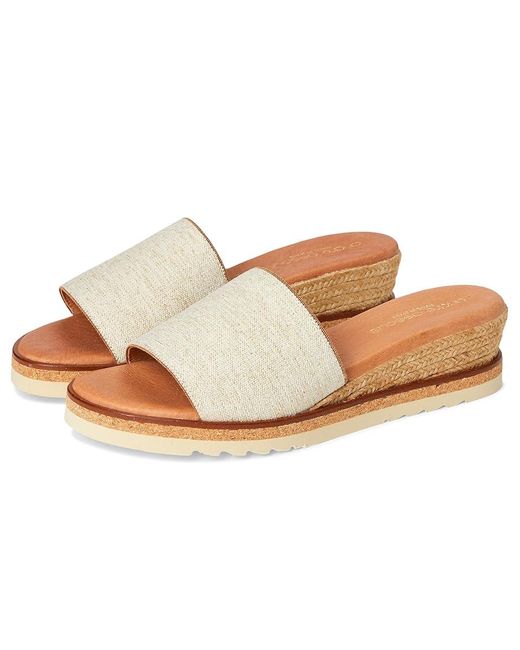 Andre Assous White Nessie Sandals, Textile