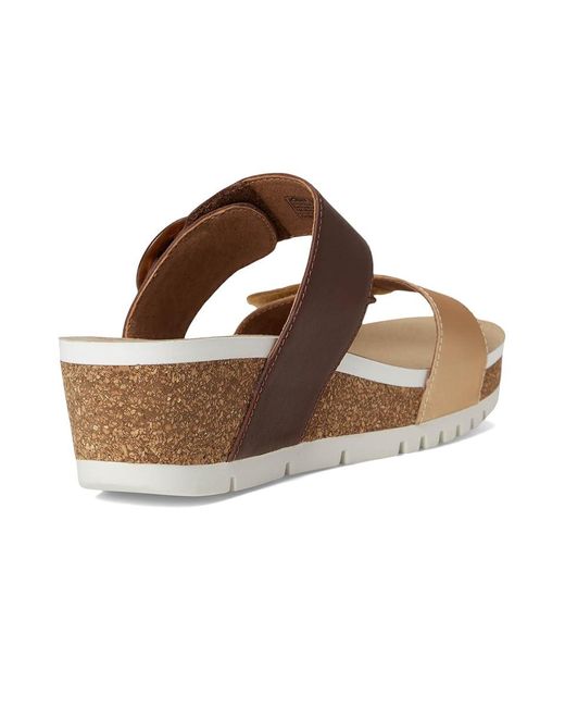 Josef Seibel Brown Quinn 14 Sandals, Leather/Rubber