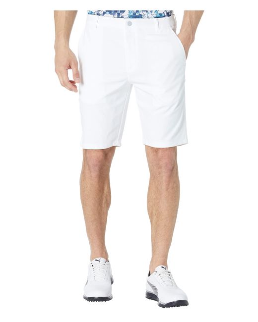 mens white golf shorts