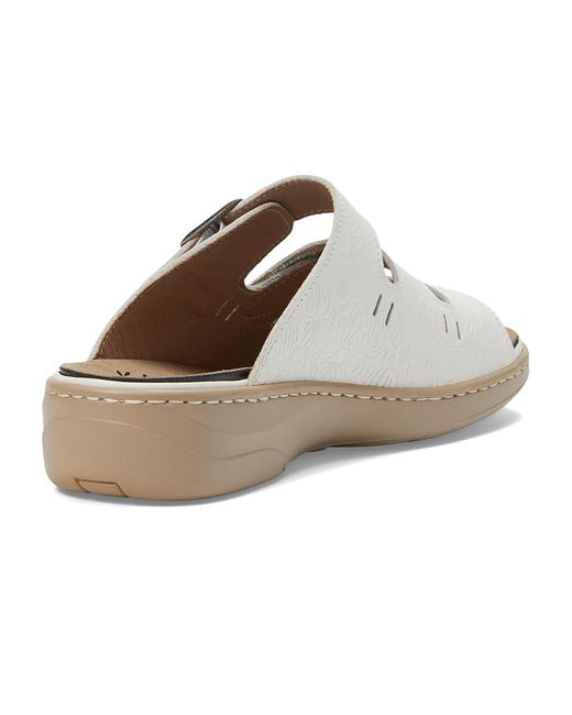 Propet Metallic Breezy Walker Slide ( Onyx) Sandals