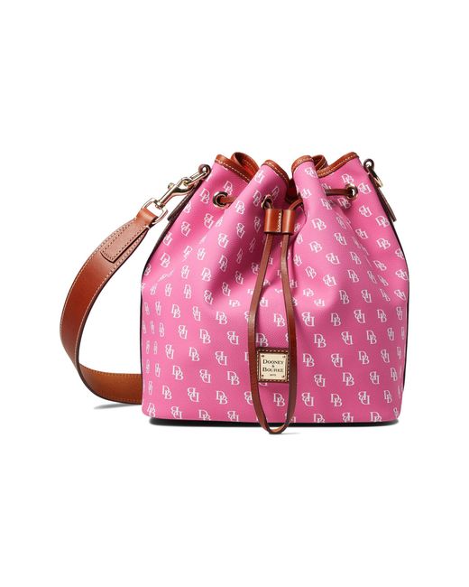 Dooney Bourke Gretta Drawstring in Pink Lyst