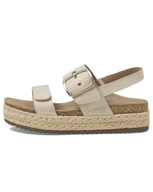 Aetrex Metallic Vania (Cream) Sandals